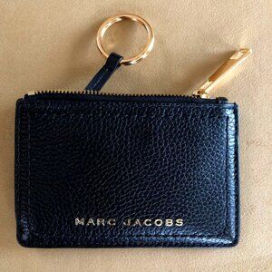 Marc Jacobs Groove Black Zippered Card Case